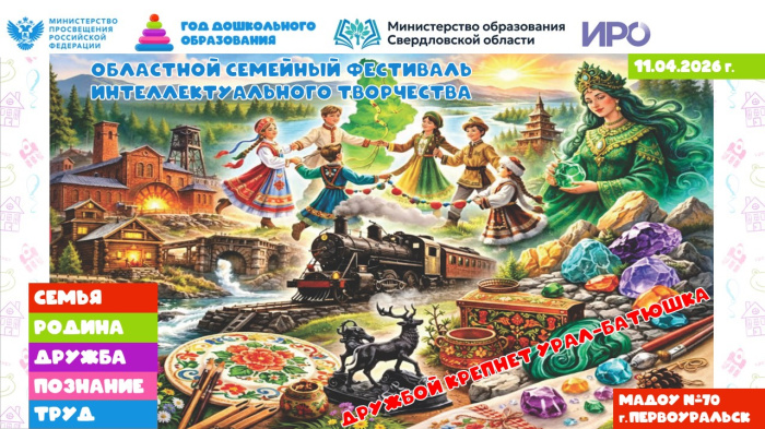 Очный этап областного семейного фестиваля собрал в Первоуральске около 400 детей, родителей и педагогов